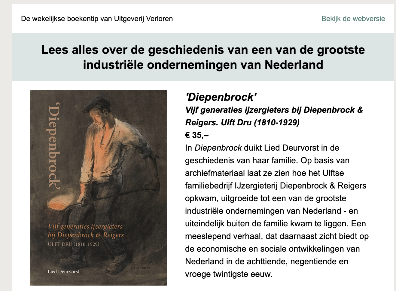 Diepenbrock, lees alles over de geschiedenis van een van de grootste industriële ondernemingen van Nederland